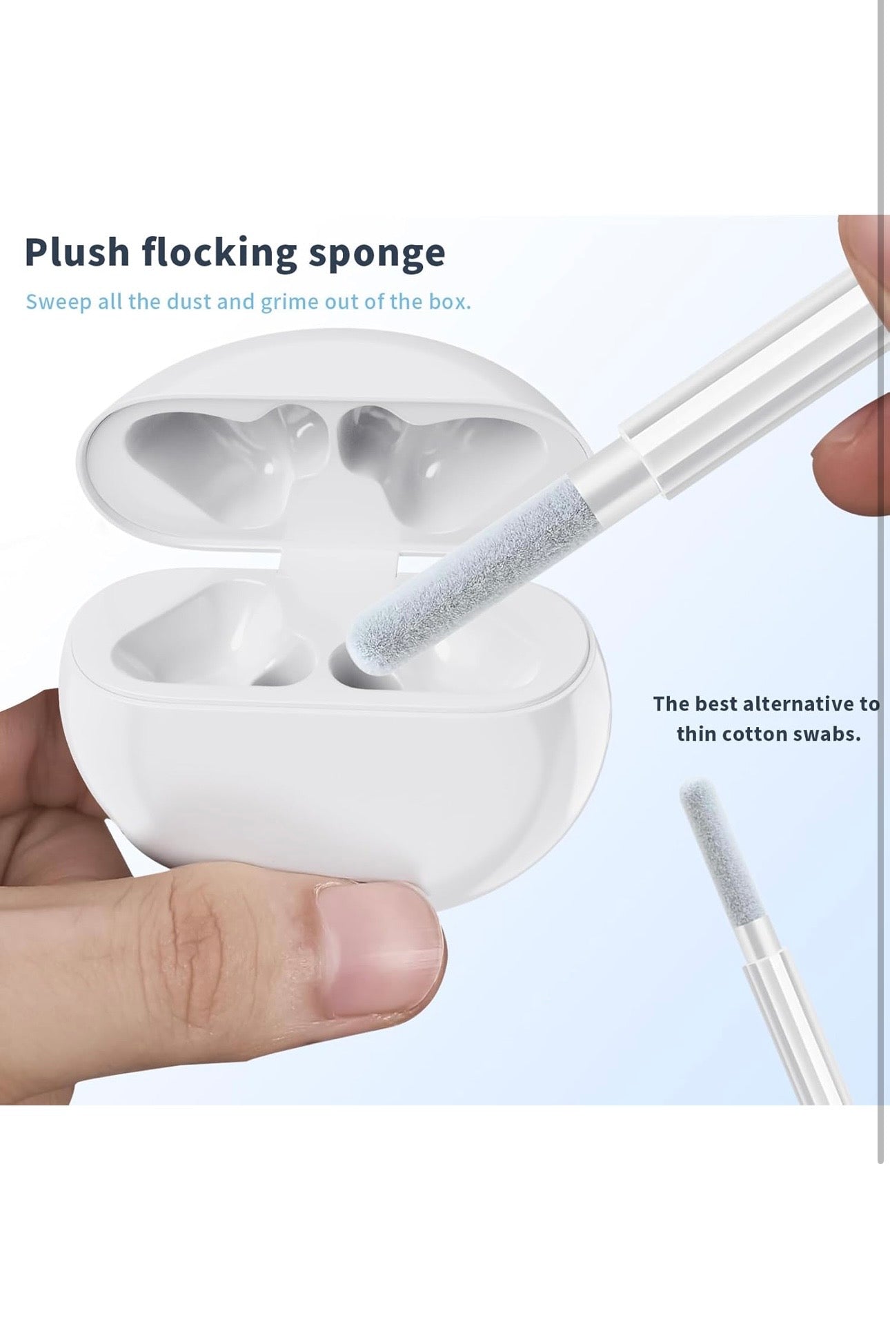 CleanPod™ Pro – Multifunktionales Reinigungsset für AirPods, Kopfhörer, Tastaturen & Ladecases