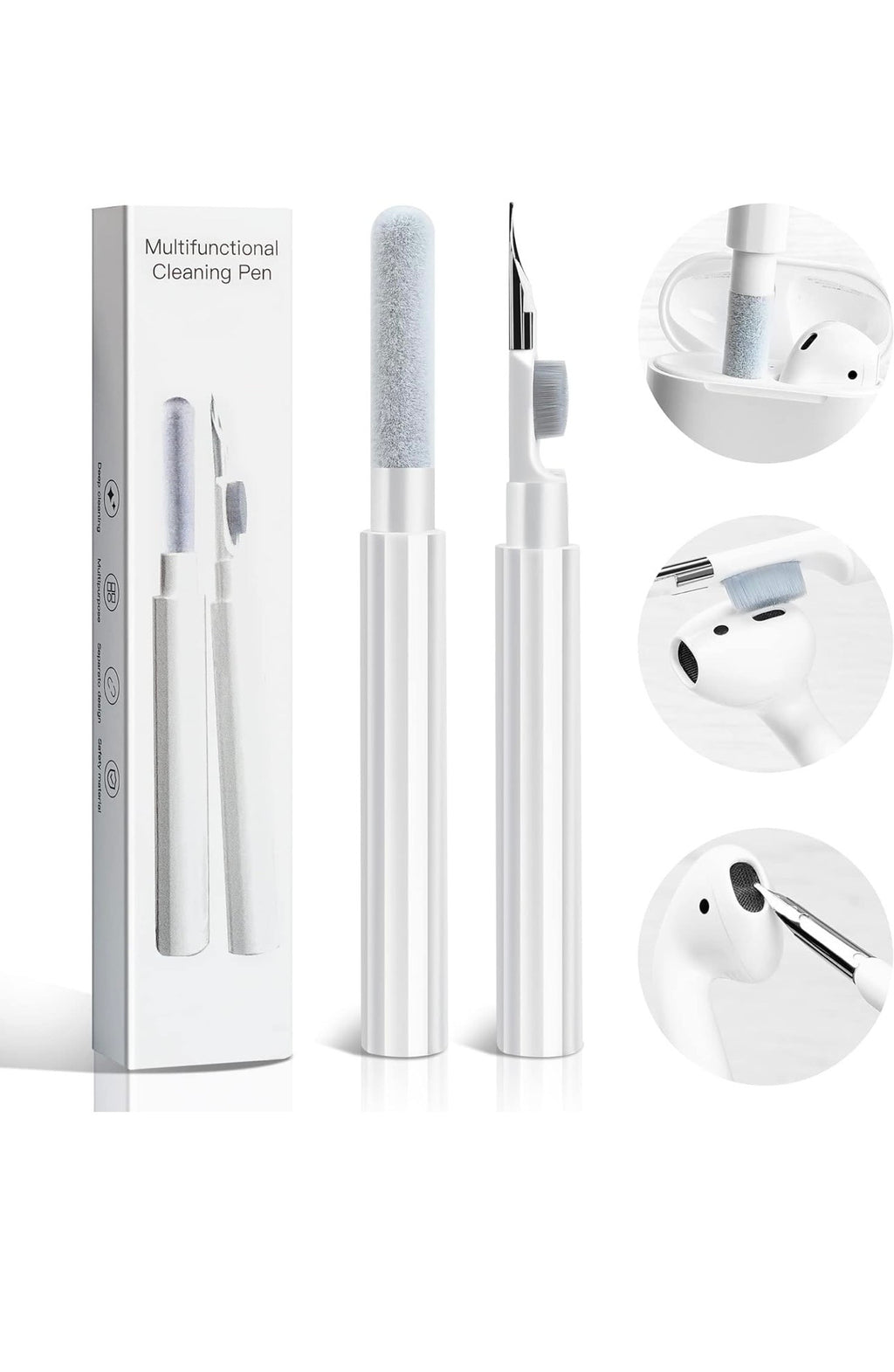 CleanPod™ Pro – Multifunktionales Reinigungsset für AirPods, Kopfhörer, Tastaturen & Ladecases