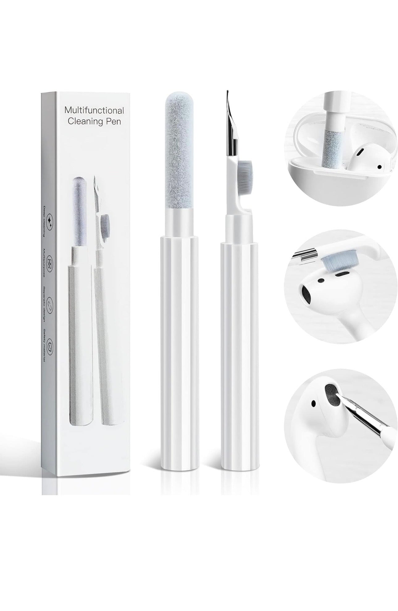 CleanPod™ Pro – Multifunktionales Reinigungsset für AirPods, Kopfhörer, Tastaturen & Ladecases