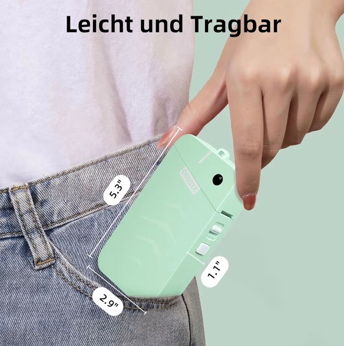 LabelPro™ – Kabelloser Mini Label Printer für Schule, Küche, Office & Reisen
