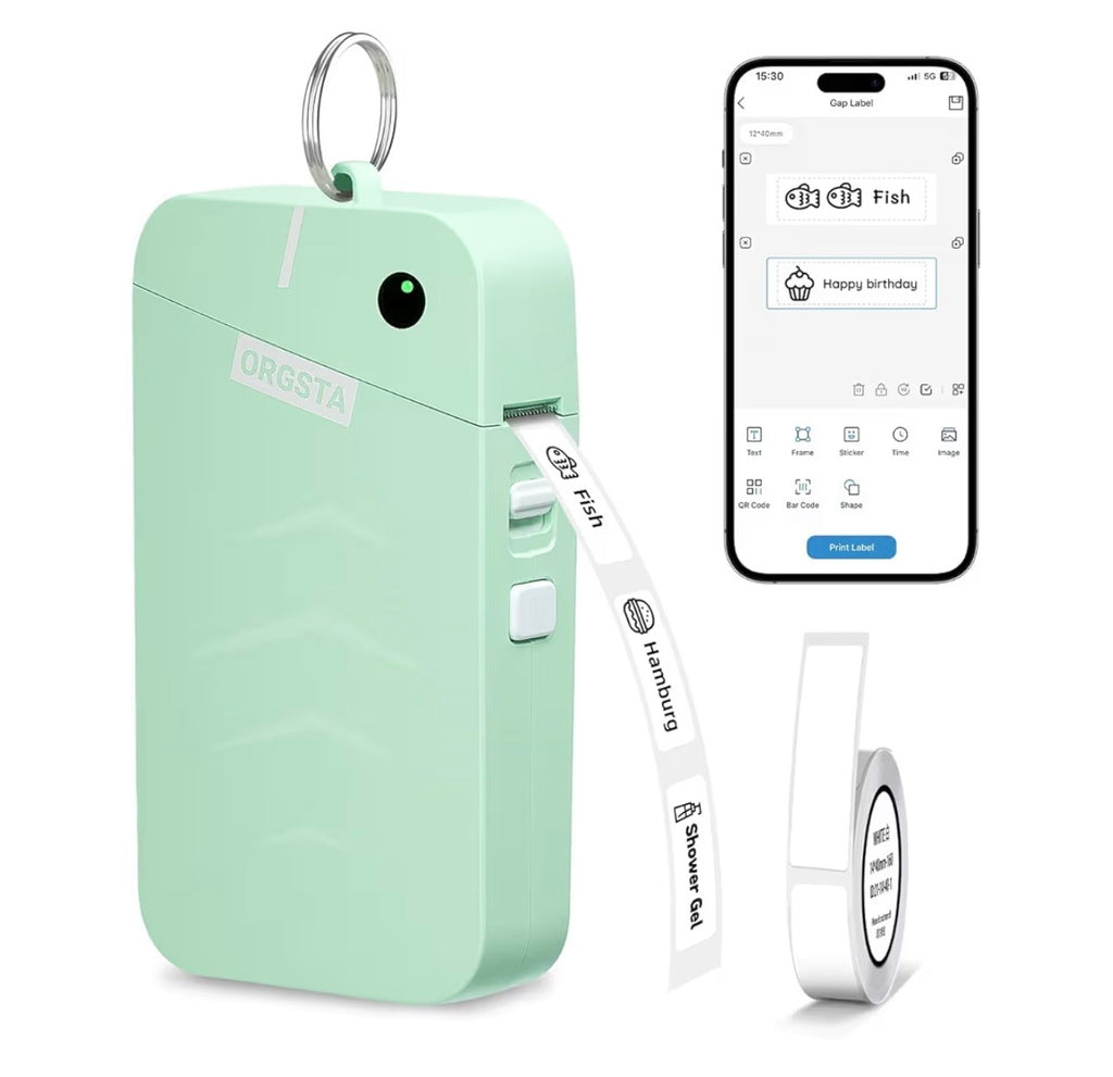 LabelPro™ – Kabelloser Mini Label Printer für Schule, Küche, Office & Reisen