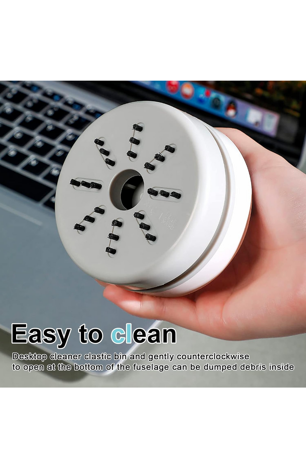 DeskVac™ – Aspirateur de table compact pour un setup gaming et de bureau impeccable