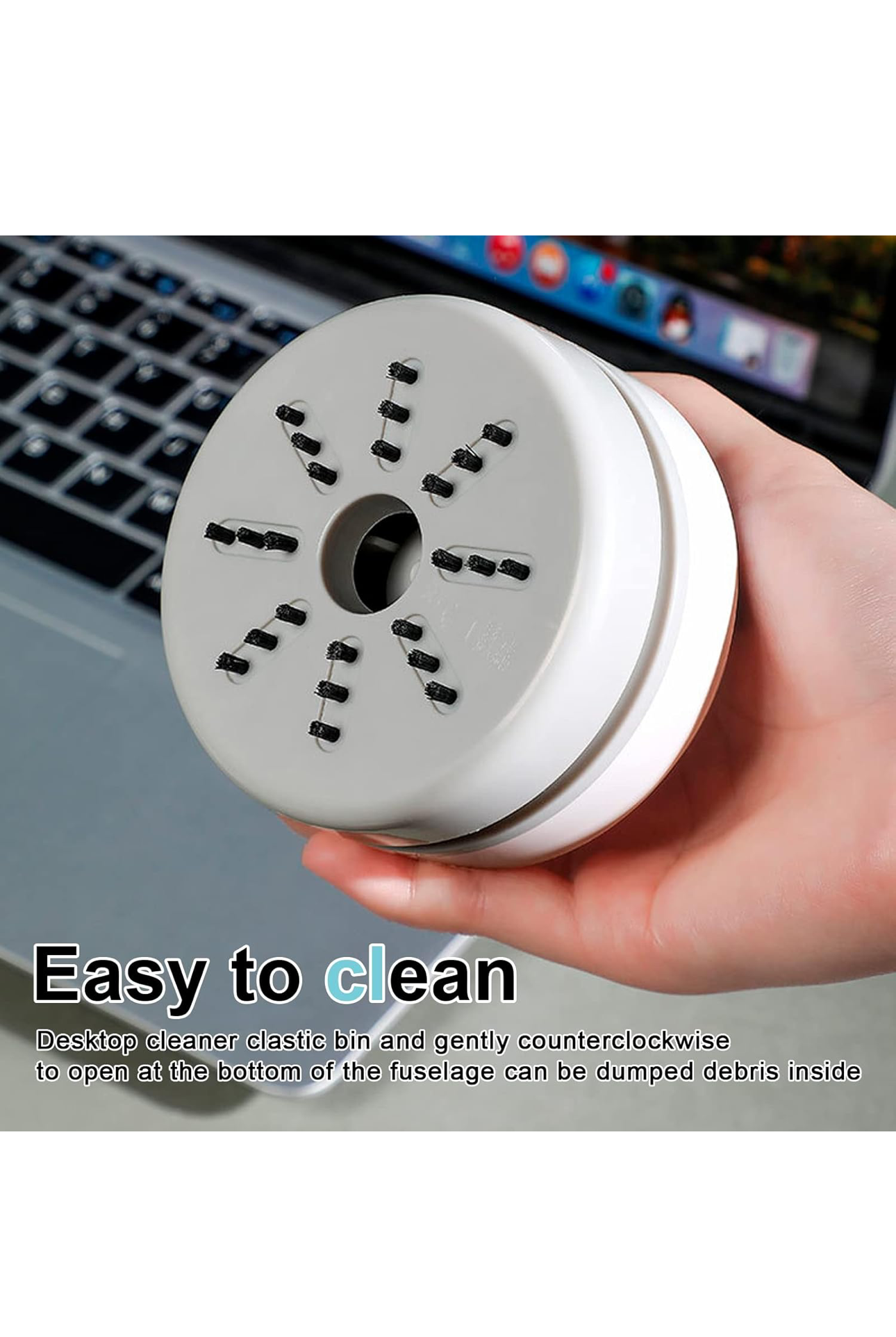 DeskVac™ – Aspirateur de table compact pour un setup gaming et de bureau impeccable