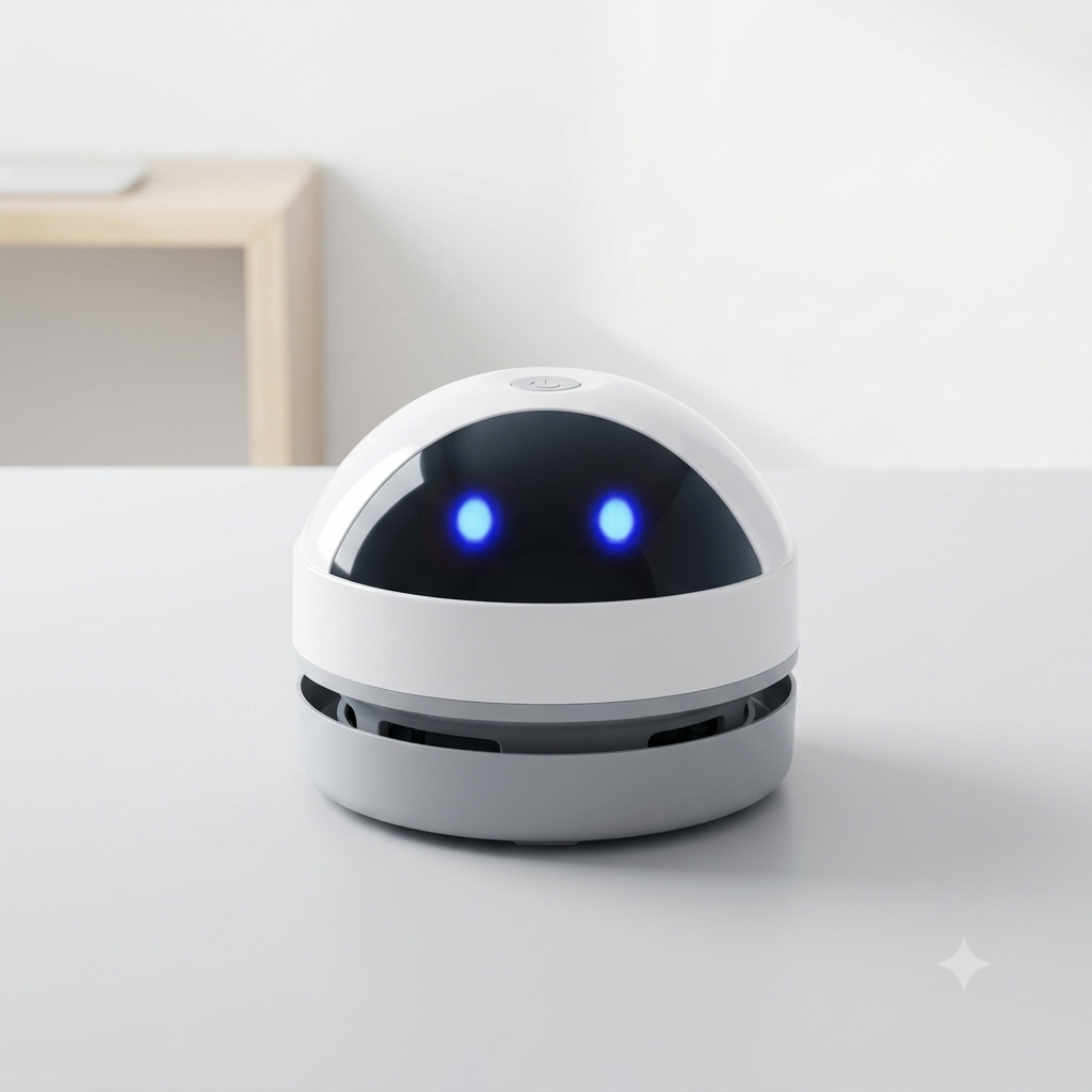 DeskVac™ – Kompakter Tischstaubsauger